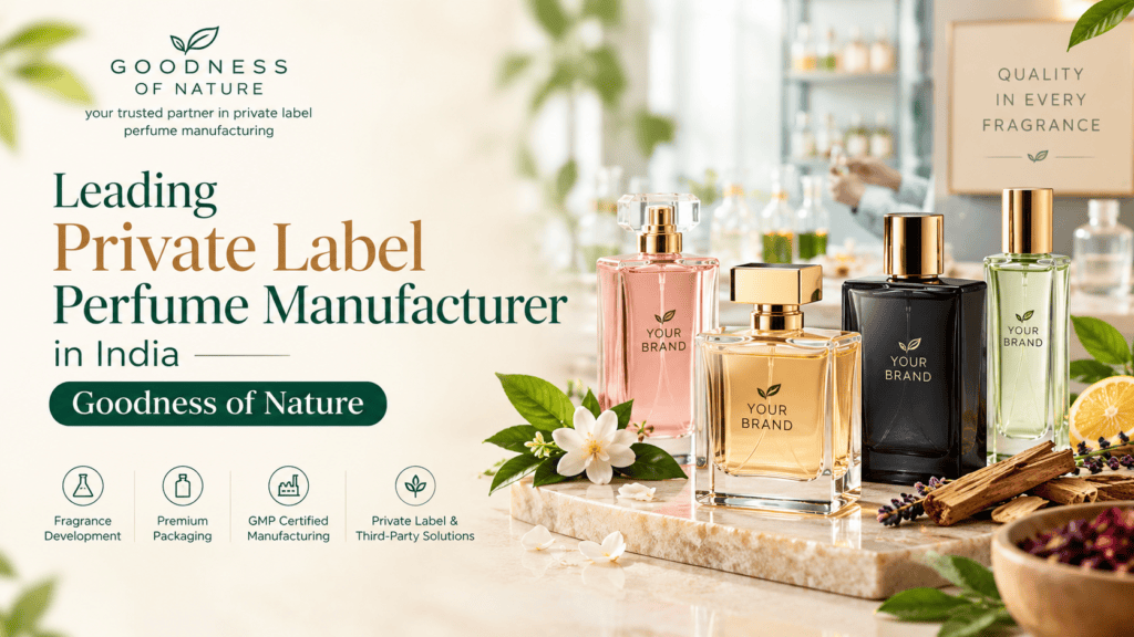 Leading Private Label Perfume Manufacturer in India | Goodness of Nature