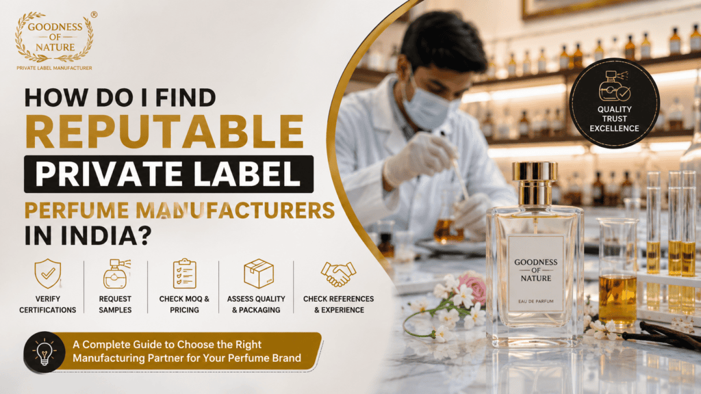 How Do I Find Reputable Private Label Perfume Manufacturers in India?