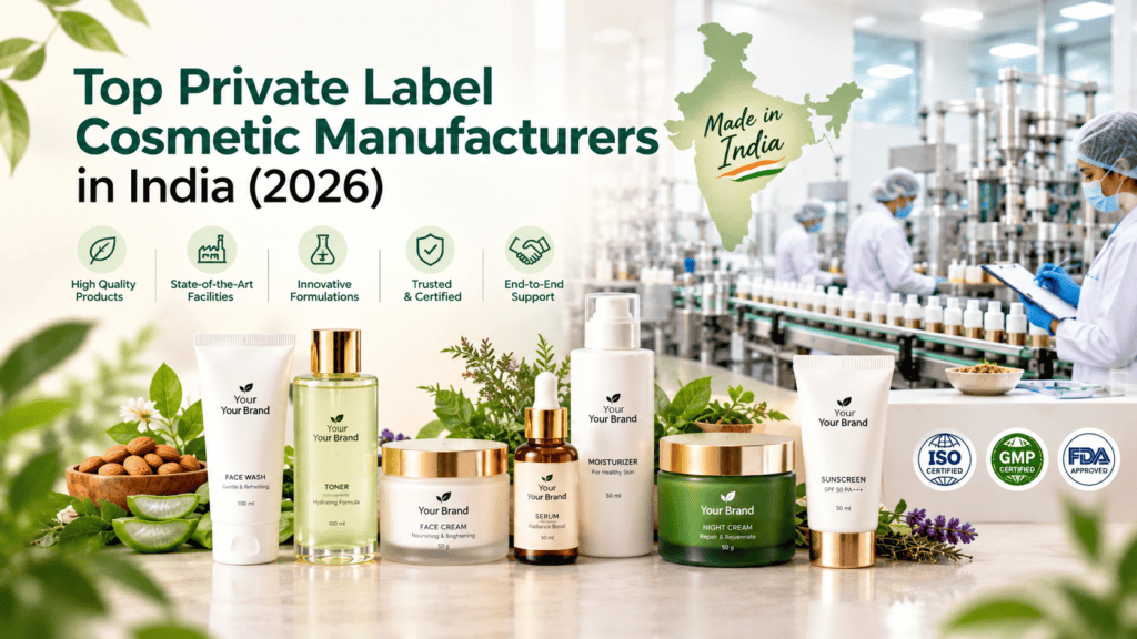 Private Label Cosmetic Manufacturers in India: A Complete Sourcing Guide for New Brands (2026)