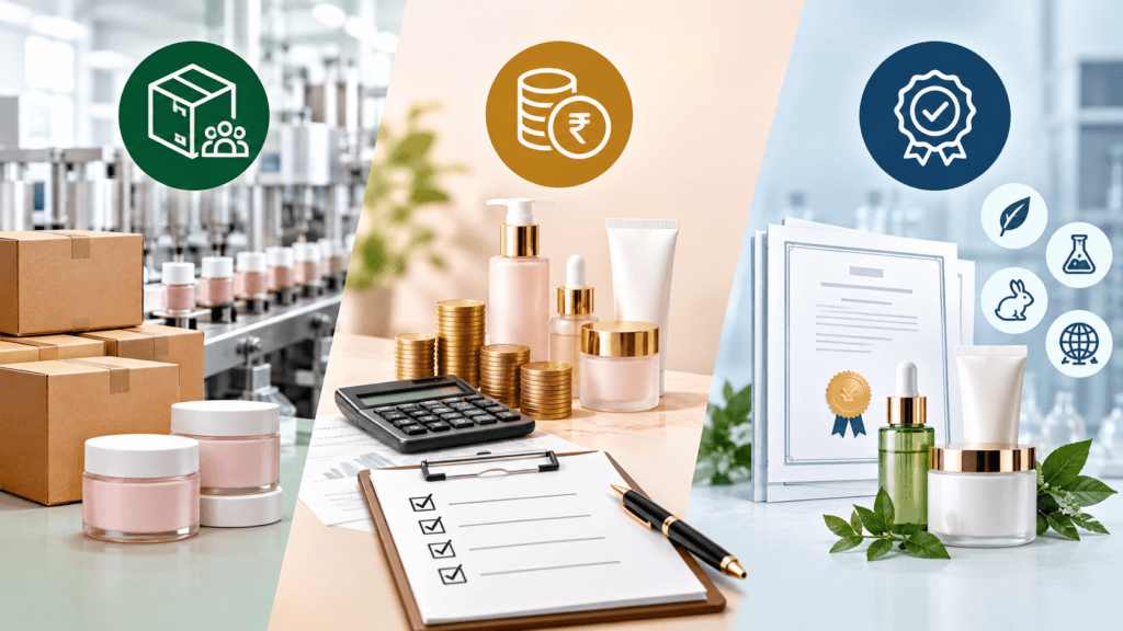 Private Label Cosmetic Manufacturers in India: A Complete Sourcing Guide for New Brands (2026)
